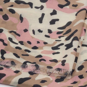 Katie Loxton | Tortoiseshell Print Soft Taupe, Blush Pink & Brown Scarf