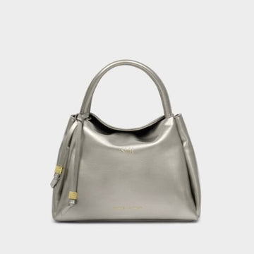 Katie Loxton | Nova Top Handle Pewter Bag