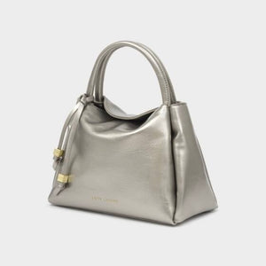 Katie Loxton | Nova Top Handle Pewter Bag