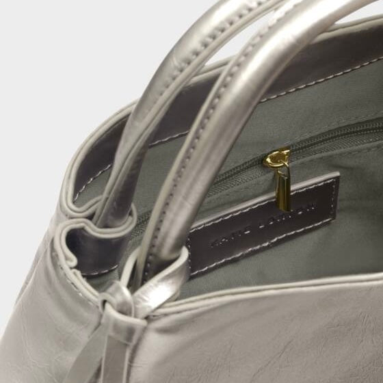 Katie Loxton | Nova Top Handle Pewter Bag