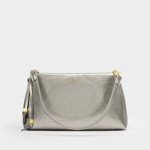 Katie Loxton | Nova Pewter Textured Clutch Bag