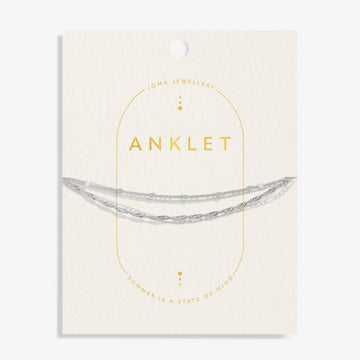 Joma Jewellery | Layered Twist Anklet