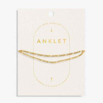 Joma Jewellery | Double Figaro Anklet