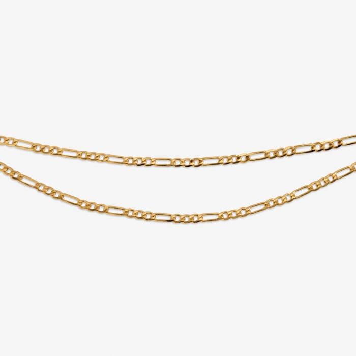 Joma Jewellery | Double Figaro Anklet