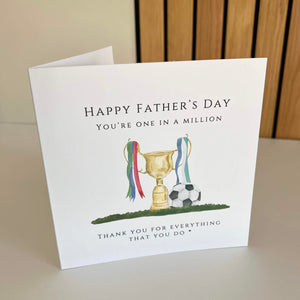 ‘You’re One In A Million’ Fathers Day Card