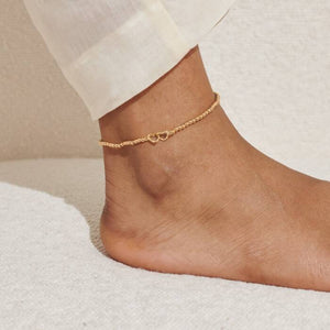 Joma Jewellery | Linked Heart Anklet