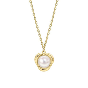 9ct Yellow Gold Pearl Necklace