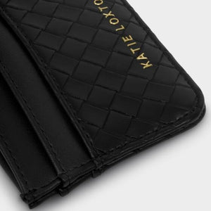 Katie Loxton | Nova Black Woven Cardholder