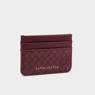 Katie Loxton | Nova Cherry Red Woven Cardholder