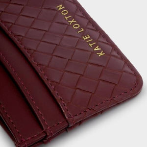 Katie Loxton | Nova Cherry Red Woven Cardholder