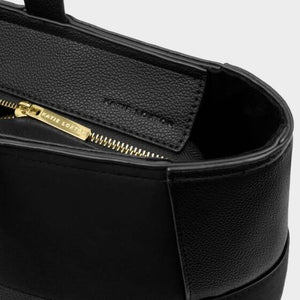 Katie Loxton | Taya Black Woven Tote Bag