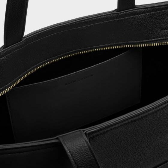 Katie Loxton | Taya Black Woven Tote Bag