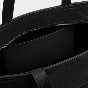 Katie Loxton | Taya Black Woven Tote Bag