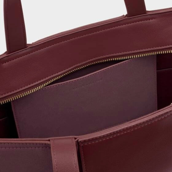 Katie Loxton | Taya Cherry Red Woven Tote Bag