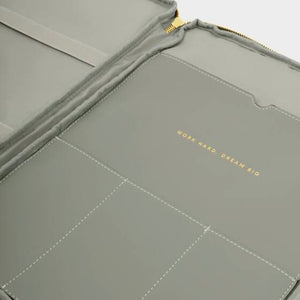 Katie Loxton | Folio Graphite Green Laptop Case
