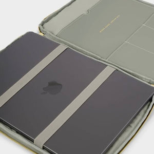 Katie Loxton | Folio Graphite Green Laptop Case