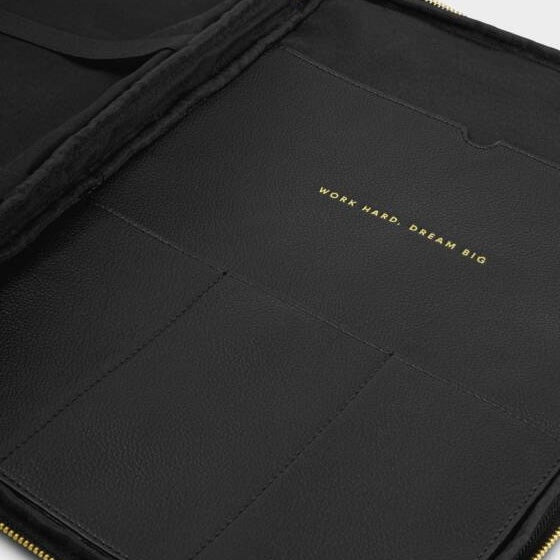 Katie Loxton | Folio Black Laptop Case