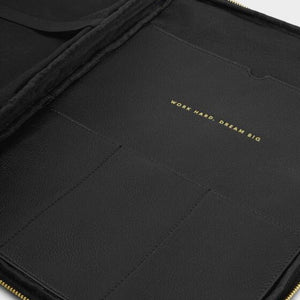 Katie Loxton | Folio Black Laptop Case