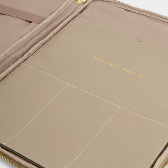 Katie Loxton | Folio Taupe Laptop Case