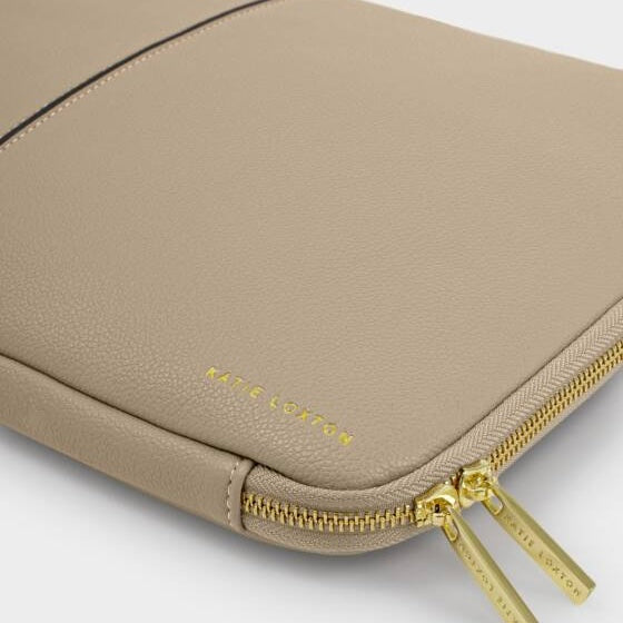 Katie Loxton | Folio Taupe Laptop Case