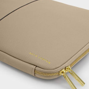 Katie Loxton | Folio Taupe Laptop Case