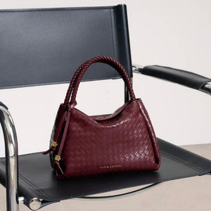Katie Loxton | Nova Top Handle Cherry Red Woven Bag