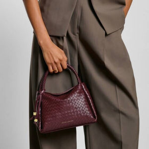 Katie Loxton | Nova Top Handle Cherry Red Woven Bag