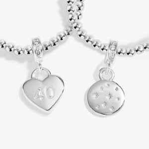 Joma Jewellery | 40th Birthday Linked Infinity Bracelets