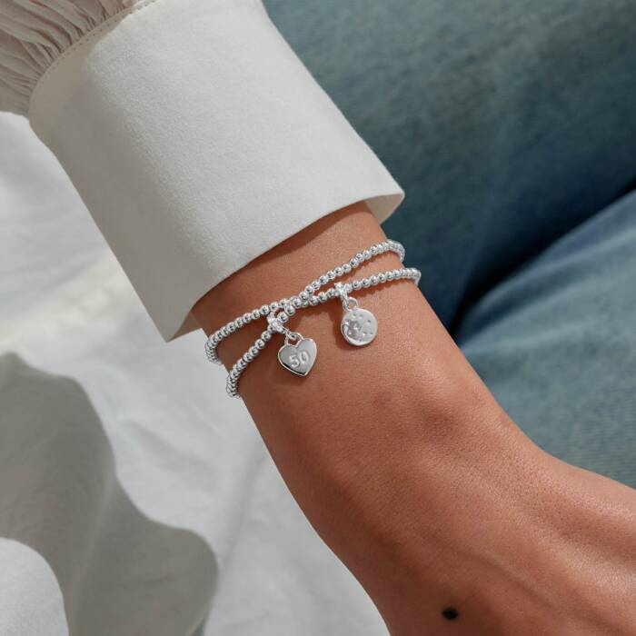 Joma Jewellery | 50th Birthday Linked Infinity Bracelets