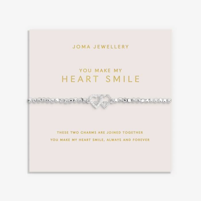 Joma Jewellery | Forever Yours You Make My Heart Smile Bracelet