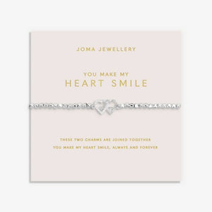 Joma Jewellery | Forever Yours You Make My Heart Smile Bracelet