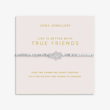 Joma Jewellery | Forever Yours Life Is Better With True Friends Bracelet