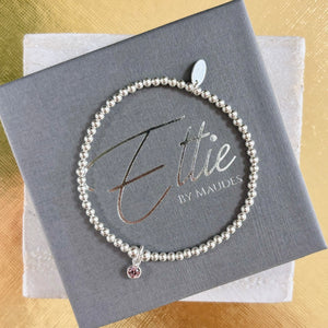 Ettie Thinbead Birthstone Bracelet