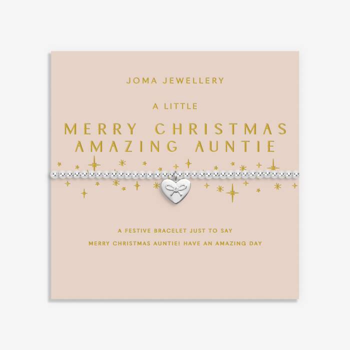 Joma Jewellery | Merry Christmas Amazing Auntie Bracelet