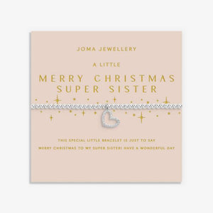 Joma Jewellery | Merry Christmas Super Sister Bracelet
