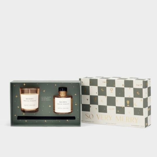 Katie Loxton | So Very Merry Home Gift Set Blackberry Noir