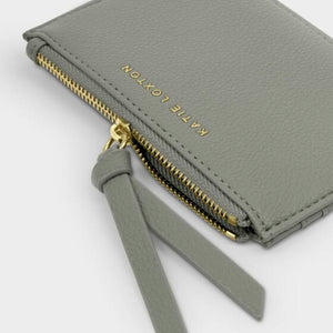 Katie Loxton | Hallie Card Holder & Coin Purse | Graphite Green