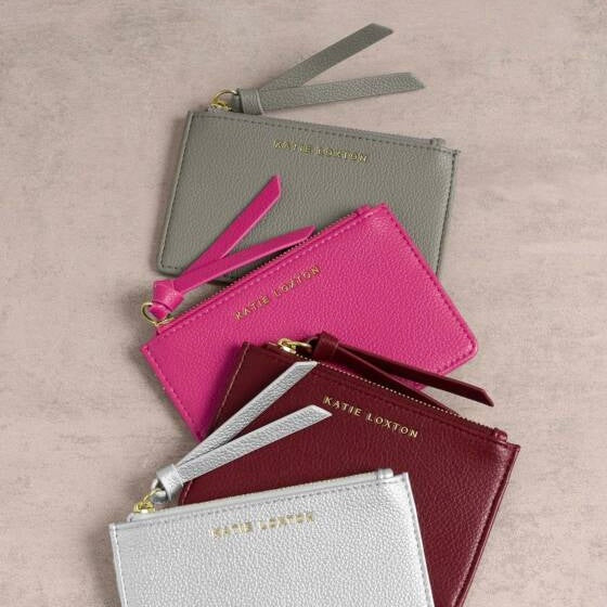 Katie Loxton | Hallie Card Holder & Coin Purse | Silver