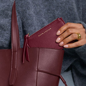 Katie Loxton | Hallie Card Holder & Coin Purse | Cherry