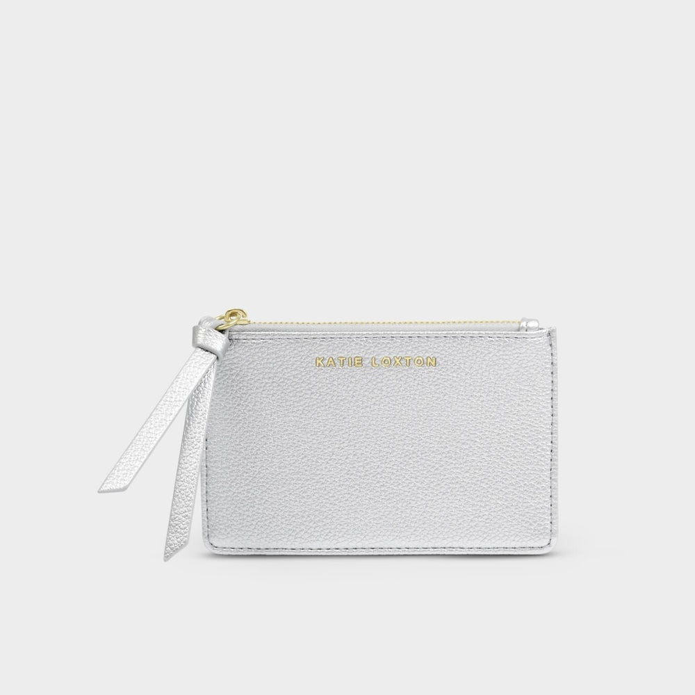 Katie Loxton | Hallie Card Holder & Coin Purse | Silver