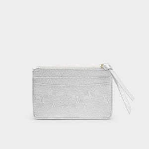 Katie Loxton | Hallie Card Holder & Coin Purse | Silver