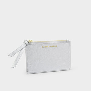 Katie Loxton | Hallie Card Holder & Coin Purse | Silver