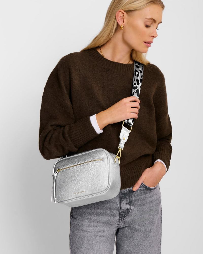 Katie Loxton | Hallie Silver Crossbody Bag