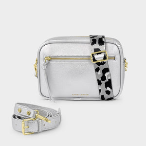 Katie Loxton | Hallie Silver Crossbody Bag