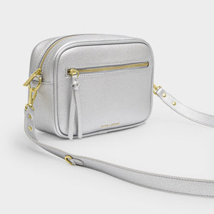 Katie Loxton | Hallie Silver Crossbody Bag