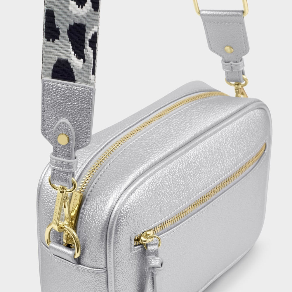 Katie Loxton | Hallie Silver Crossbody Bag