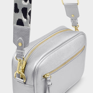 Katie Loxton | Hallie Silver Crossbody Bag