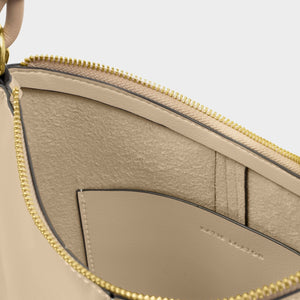Katie Loxton | Hallie Light Taupe Satchel Bag