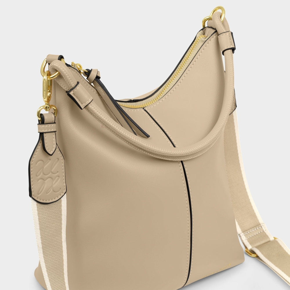 Katie Loxton | Hallie Light Taupe Satchel Bag