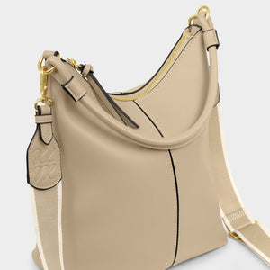 Katie Loxton | Hallie Light Taupe Satchel Bag